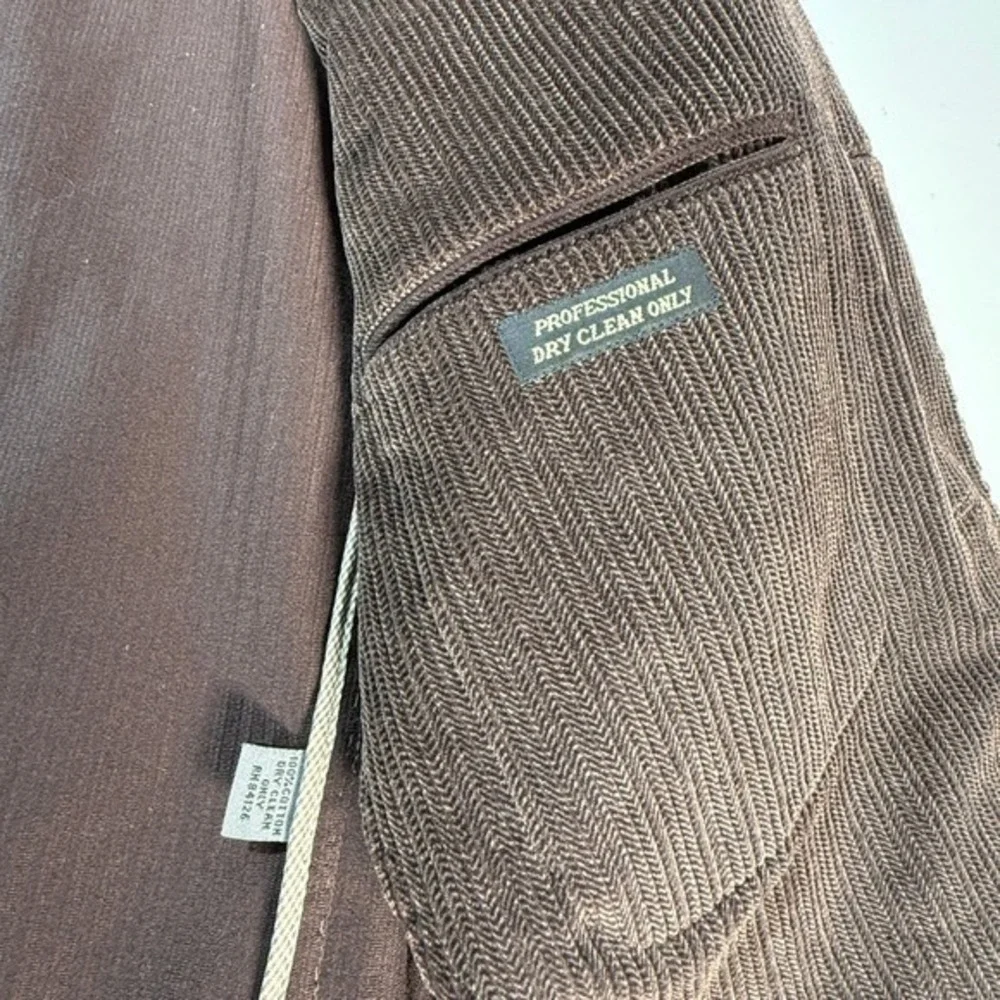 Johnston Murphy Mens Brown Corduroy‎ Blazer Jacket Size M